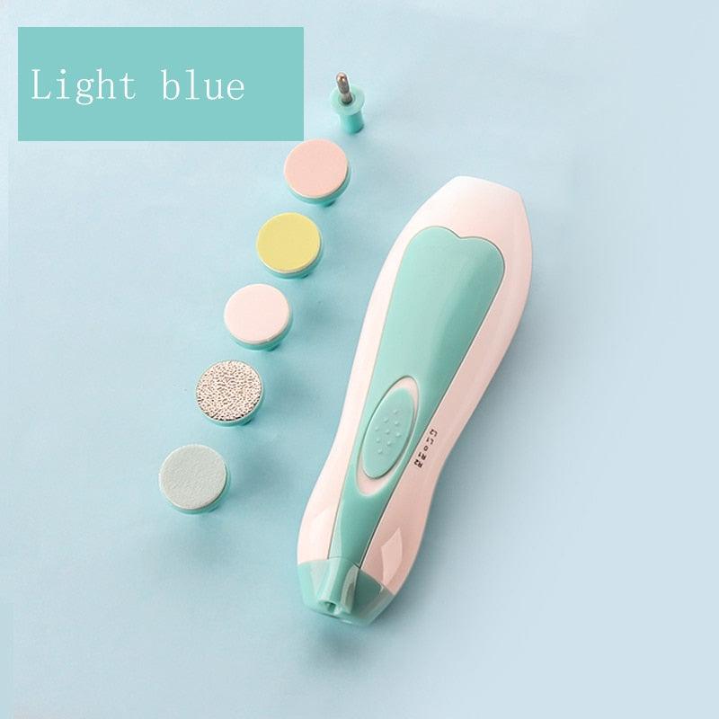 6-piece electric nail clipper baby nail clipper manicure set - Varitique