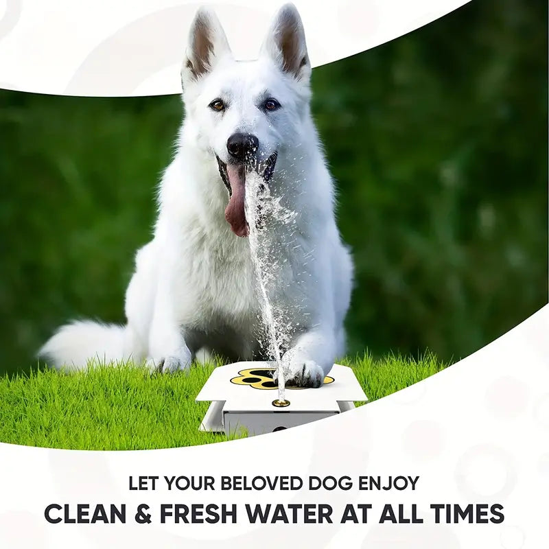 Step On Easy Paw Activated Dog Fresh Drinking Water