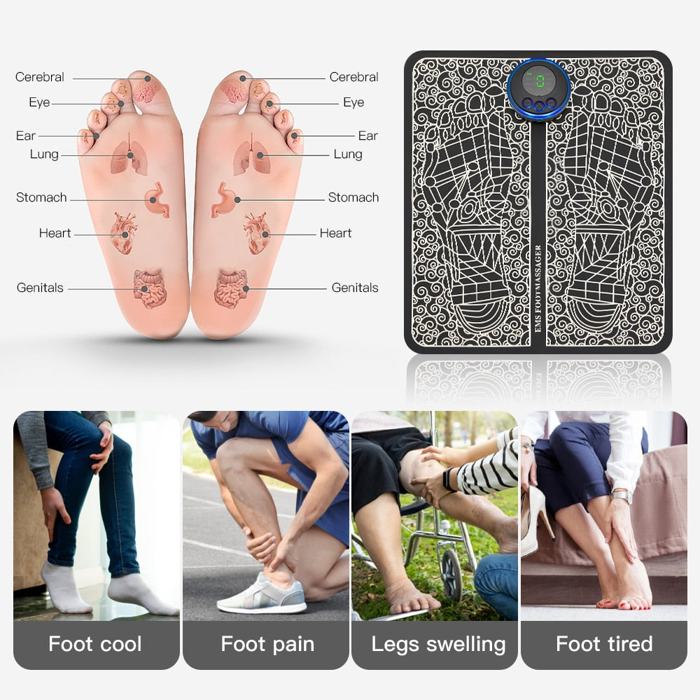 Foot Massager Pad Relief Pain Improve Blood Circulation