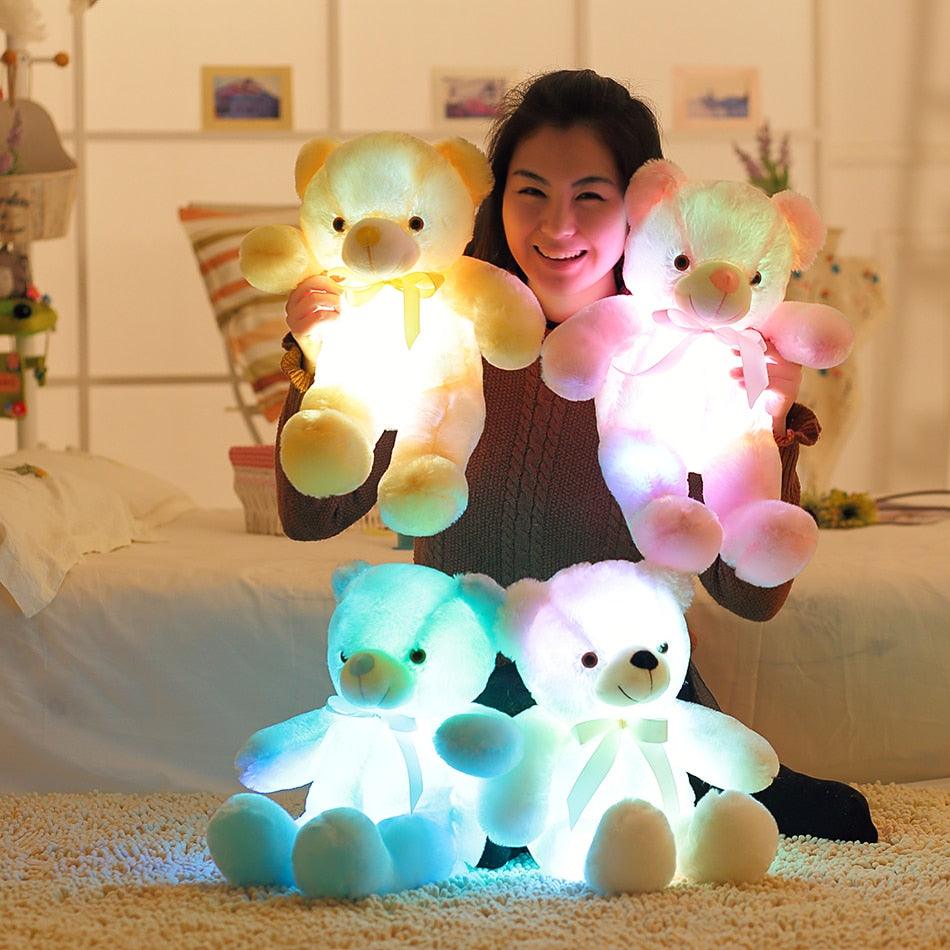 Luminous Creative Light Up LED Teddy Bear Stuffed Animals Plush Toy - Varitique