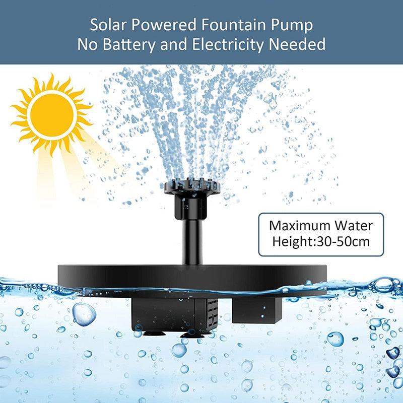 Mini Solar Water Fountain Pool Pond - Varitique