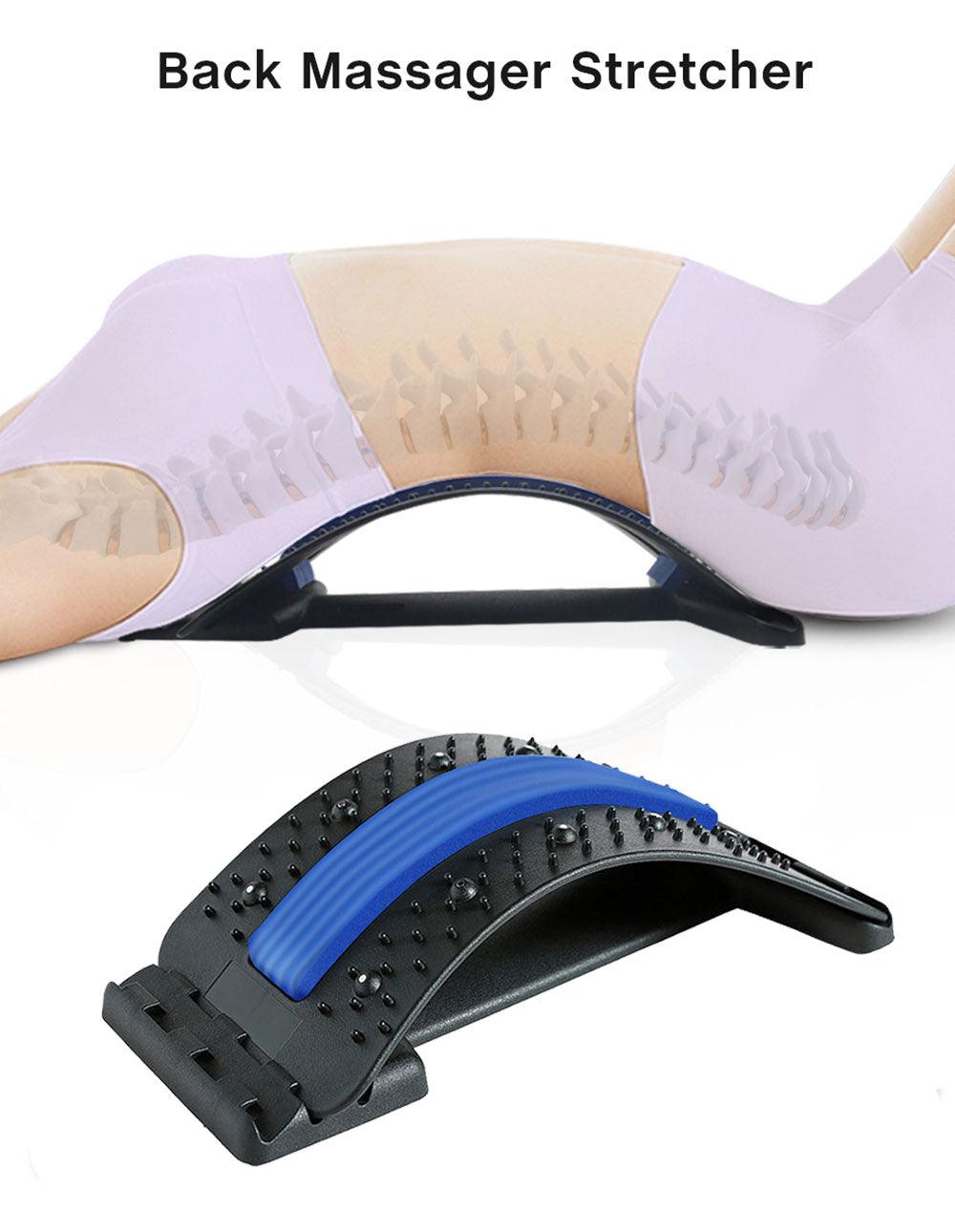 Multi-level Adjustable Back Massager Stretcher Waist Neck - Varitique