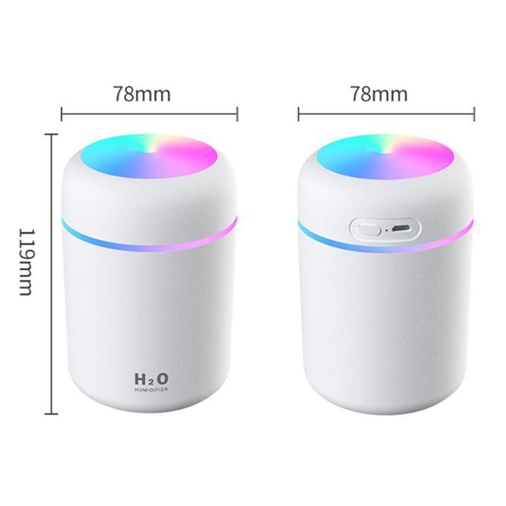 Portable Air Humidifier 300ml Ultrasonic Aroma Essential Oil Diffuser USB - Varitique