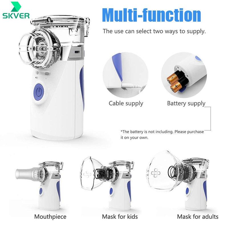 Portable Nebulizer Machine Medical Atomizer Nebuliser Inhalator Adult Children - Varitique