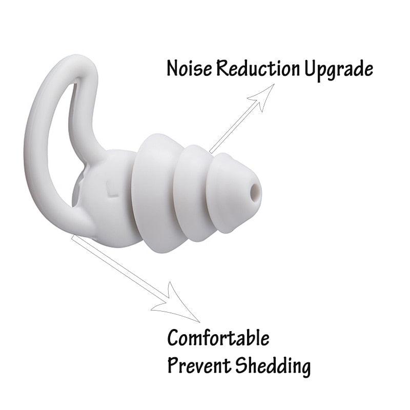 Silicone Sleeping Ear Plugs Anti-Noise Plugs for Travel - Varitique