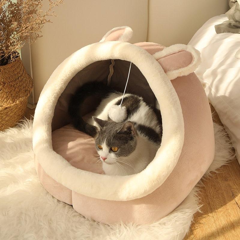 Sweet Kitten Lounger Cushion Cat House Tent - Varitique
