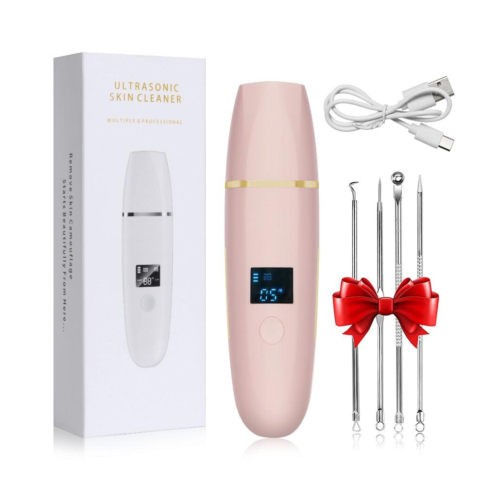 Ultrasonic Skin Scrubber Remover Blackhead Ultrasonic Peeling - Varitique