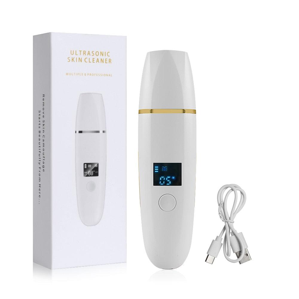 Ultrasonic Skin Scrubber Remover Blackhead Ultrasonic Peeling - Varitique